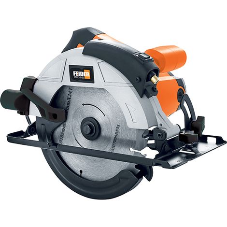 Feider – Scie circulaire 1400 W 185 mm 62 mm – Moteur puissant pour coupes précises dans bois dur – Laser intégré pour guidage exact (1/5)
