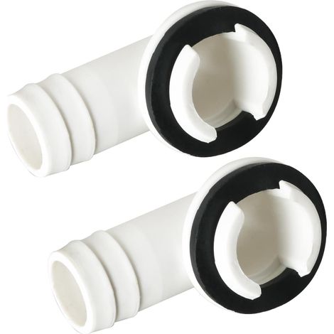 Set mit 2 Winkelstücken für 19-mm-Klimaanlagen-Ablaufschlauch (1/5)