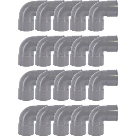 20 raccords PVC 87°30 Femelle/Femelle Ø100 - First Plast (1/2)