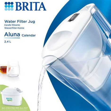 Brita Aluna Calendar jarra filtrante blanca 2,4 L