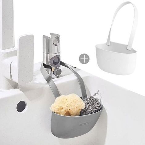 Set mit 2 Küchenspülbecken-Schwammhaltern (1/5)