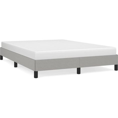 Maison Exclusive - Giroletto senza Materasso Grigio Chiaro 140x190 cm Tessuto