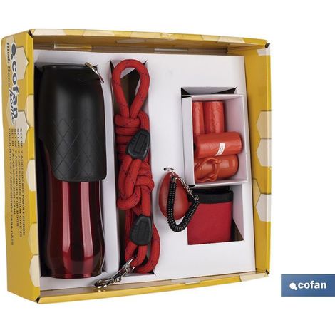 COFAN set de 7 accesorios de perros , El set de accesorios para perros se compone de diferentes productos necesarios en el día a día con tu mascota, como el clicker de entrenamient (1/5)