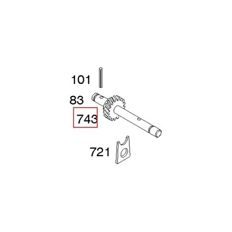 Original BRIGGS & STRATTON Rasenmähermotor Steuergetriebe 690516