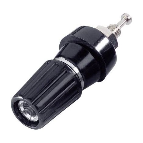 Borne de polarité Ø stylo (détails): 4 mm TRU COMPONENTS TC-R1-14M B 1587894 noir 10 A 1 pc(s) S646011 (1/2)