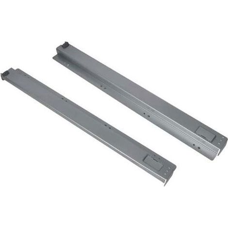 Coulisses pour tiroir – Charge 30 kg – Longueur 477 mm – Décor gris argent – Amortisseur et rappel fin de course – Vendu à la paire – Menage Confort (1/5)