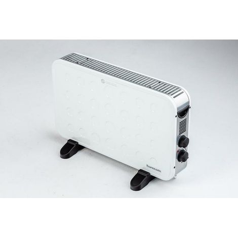 Ravanson CH-9000WT, calefactor eléctrico por convección de 2000W para uso doméstico en interiores, blanco (1/2)