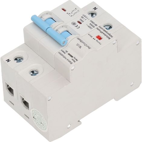 Disjoncteur intelligent Wi-Fi 2P pour montage sur rail DIN avec télécommande et temporisation, 230 V CA, 32 A (1/5)
