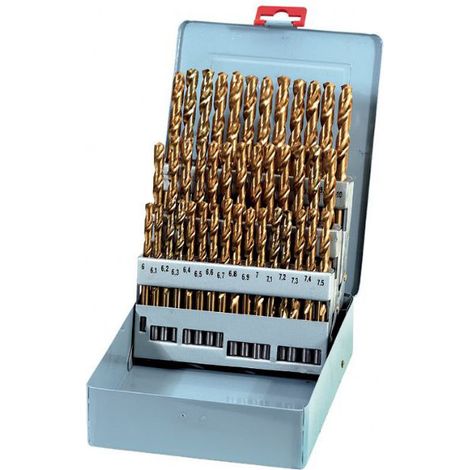 PUNTE RETTIFICATE DECIMALI 1-6 mm HSS TIN 51 Pz P010/51