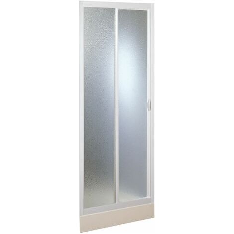 Forte - Box Doccia Maestro 110-100 - Parete/Parete - Scorrevole Apertura Laterale Ad Una Porta - Vetro In Acrilico Opaco - Serie Skipper - Articolo: Bs125 (1/5)
