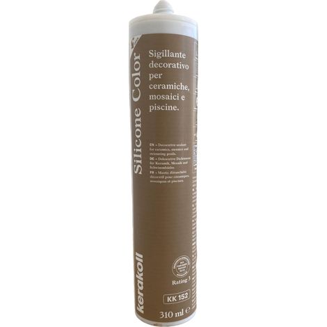 Silicone color kk152 ml 310 sigillante decorativo per ceramiche e mosaici