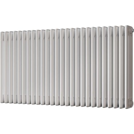 Alpha - White Column Radiator H500mm x W988mm 4 Column - Feet Included