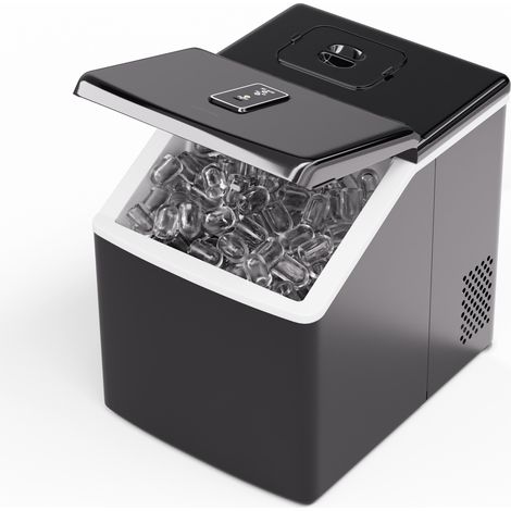 Klarstein Máquina de cubitos de hielo Clearcube  arroz claro  13kg/24h