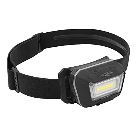 Ansmann  Lampada frontale a LED HD280RS  280 lm  nero  lungh (1/4)