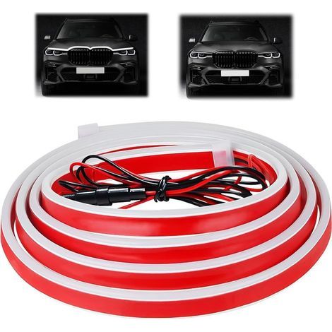 Feux Diurnes Flexible12 V, Lampe de conduite Voiture Étanche 150 CM, Bandes Lumineuses LED (1/5)