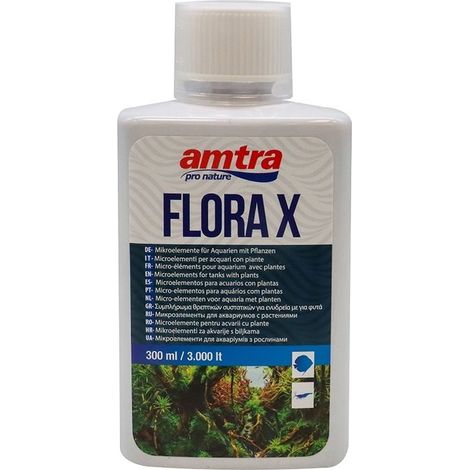 Set 6 pezzi Amtra Flora X 150 ml: Set 6 pezzi Amtra Flora X Integratore minerale bilanciato di ferro e microelementi particolarmente indicato per acquari con piante