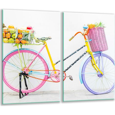 Tabla de cortar de vidrio 2x 30x52 bicicleta (1/5)