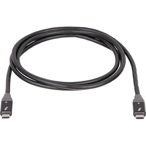 Cable Thunderbolt 3 USB-C 3.1 Gen.2 de 40 Gbps Akyga AK-USB-34 100W 4K 5K 60Hz 1,5 m (1/2)