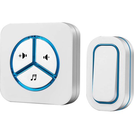 Wireless Doorbells Waterproof Wireless Doorbell 6 Level Volume 48 Melodies Wireless Doorbell Kit for Office Hotel Doorbells Door Bell (1/5)