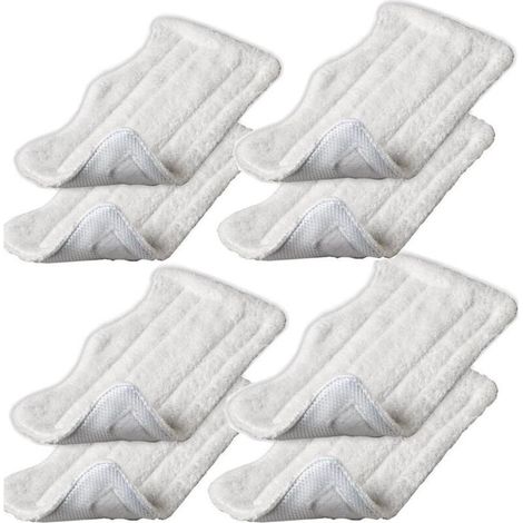 Lot de 6 lingettes de rechange en microfibre pour balais vapeur Shark S3101, S3202, S3250 et S3251 (1/3)