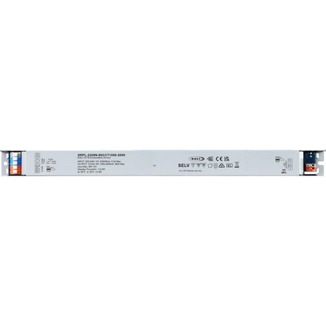 Driver dimmable DALI2 DT8 - 80W - Courant constant - Sortie