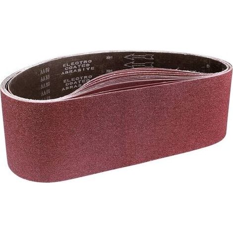 TAISHENGDA Schleifband 150 x 1220 mm, Gemischte Schleifbänder (Körnung 80/120/150/240/400) für Bandschleifer (5 Stück) (1/5)