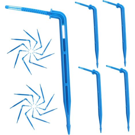 100pièces Système Irrigation Goutte à Goutte Goutteurs pour Arroseur Automatique Piquets pour Plantes Intérieur (1/5)