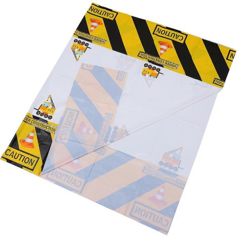Nappe décorative jetable jaune pour dîner (1 pièce) (1/5)