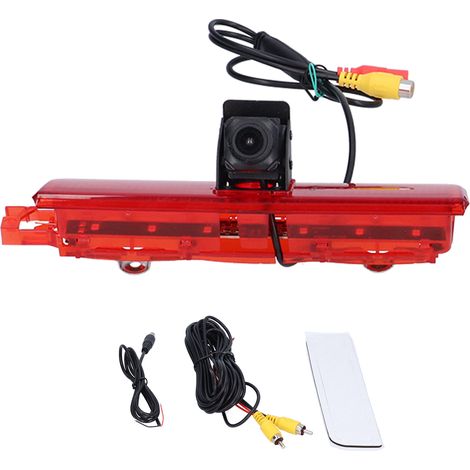 Caméra de recul pour voitures, étanche, vision nocturne HD 170°, montée en hauteur, avec feu stop, compatible avec les modèles Cadillac 2003-2015. (1/5)