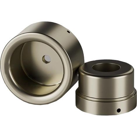 Set of 2 hot welding heads, 40 mm 63 mm, anti-blocking and non-stick, for high-density polyethylene PPR water pipes (50 mm) (1/5)
