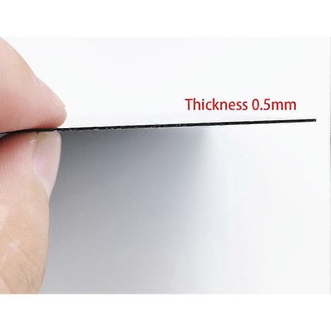 1 plaque en fibre de carbone 3K, panneau stratifié flexible (1/3)