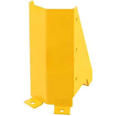 Butée De Poteau - Acier Peint 4 mm - 40x16x30 cm - Jaune RAL1023 - Pour Étagères De Stockage Industriel - 1 Pièce (1/5)