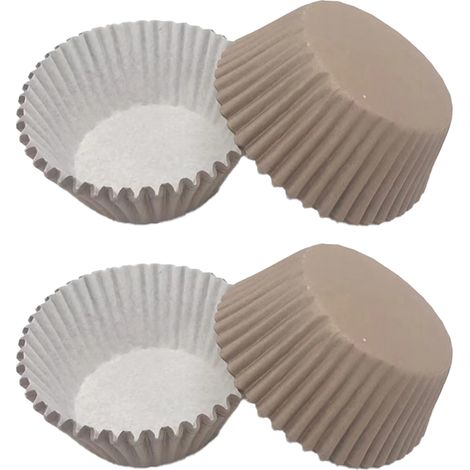 Cupcake Liners - Standard Size - White Paper Baking Cups - 200 Pièces (1/5)