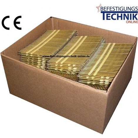 1400 Streifennägel 20° 3,8x130mm ring verzinkt für Nagler Bostitch Prebena Paslode KMR BeA-EN13893