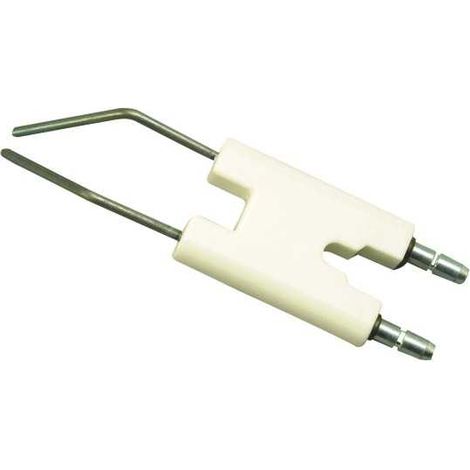 Electrode allumage chaudière WL5/WL10/WL15/WL20 – Largeur porcelaine 24mm – Longueur embout 12mm – Diamètre embout 4mm – Weishaupt