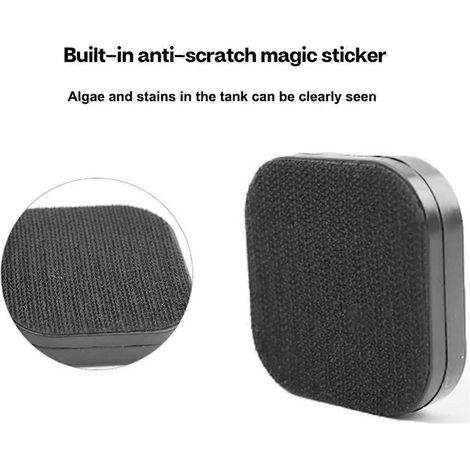 Brosse de nettoyage pour aquarium avec grattoir à algues, pour petits aquariums -02 (1/5)