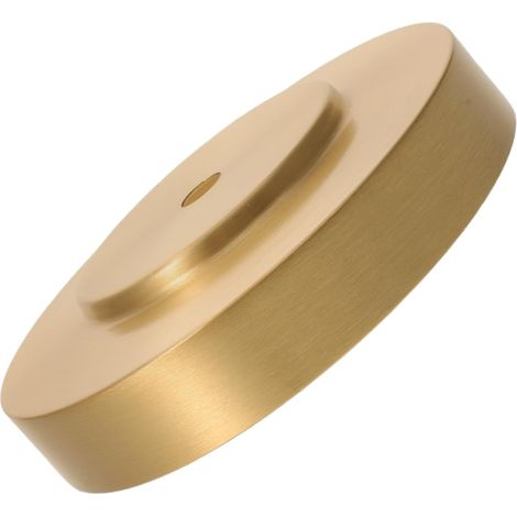 Socle rond pour lampe en cuivre pur, support métal rétro lampes de (1/5)