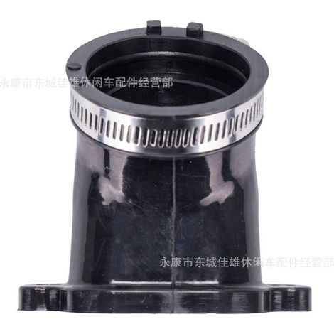 Polaris 700 converter inlet intake manifold for ATVs (sandwich vehicles) with large openings. (1/5)