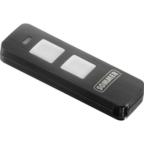 Sommer – Télécommande 2 canaux 868 Mhz pour motorisations – Alimentation 3V CR2032 – Compatible avec automatismes – S1001900001 (1/2)