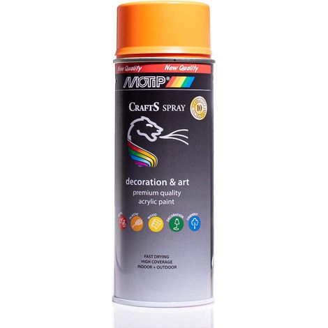 Pintura acrílica en aerosol RAL 2003 Naranja 400ml ARTESANÍA (1/5)