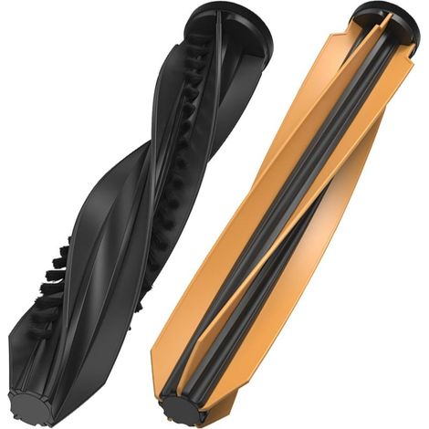 Applicable Dual Main Brush for Dreame L50 Pro Ultra,X50 Ultra,X50 Master,L40s Pro Ultra Vacuum Cleaner Replacement Parts, X50 Ultra Robot Vacuum and Mop Roller Hyper Stream Detangling Main Roller Brus (1/5)