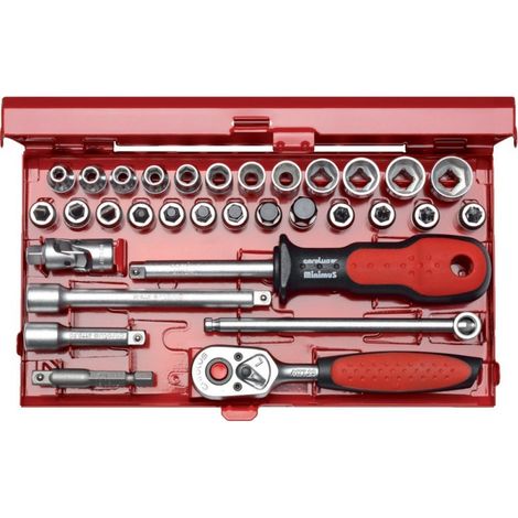 Socket Set 1/4 "33 Pezzi 4004.77 Carolus