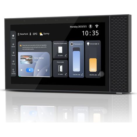 Smart Scene WiFi Smart Switch, Dimmer & Background Music Player, 6.8 inch Gateway Zigbee Switch Panel (1/5)