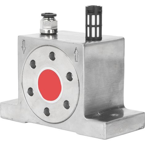 Pneumatischer Turbinenvibrator, G1/4 Zoll Ein- und Auslass, geräuscharm, einstellbare Vibration, Edelstahl, Industrieller Luftvibrator (1/5)