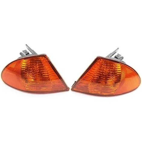 Phare Avant Clignotant Pour BMW Série 3 E46 Berline 1999 2000 2001, Boîtier Antibrouillard Clignotant Sans Ampoule, Phare Avant, Lampe D'angle Automobile Feux Avants(C)
