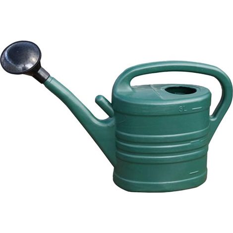Gießkanne aus Polypropylen (PP), Gartengießkanne mit Brausekopf, Gießkanne für Blumen, Setzlinge, Bonsai, für drinnen und draußen, 3 Liter, 43 x (1/4)