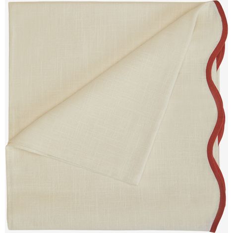 Nappe en coton Velisca 170x250 cm SKLUM Rouge Grenat