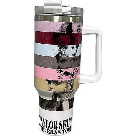 Gobelet isotherme Taylor Swift en acier inoxydable 2024, 1,2 L (40 oz), gobelet fan de Taylor Swift, cadeau d'amitié pour les mélomanes