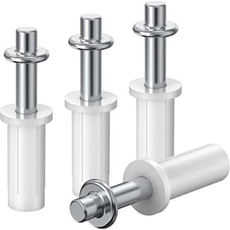 Pivot supérieur de porte pliante double, 4 pièces Pivot supérieur de porte de garde-robe pliante double à chargement par ressort Réparation de porte de garde-robe pliante double en acier au carb (1/5)