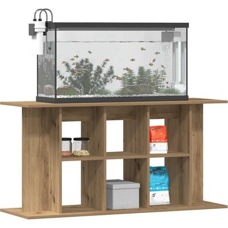 Support d'aquarium Chêne artisanal 120 x 40 x 60 cm Bois d'ingénierie